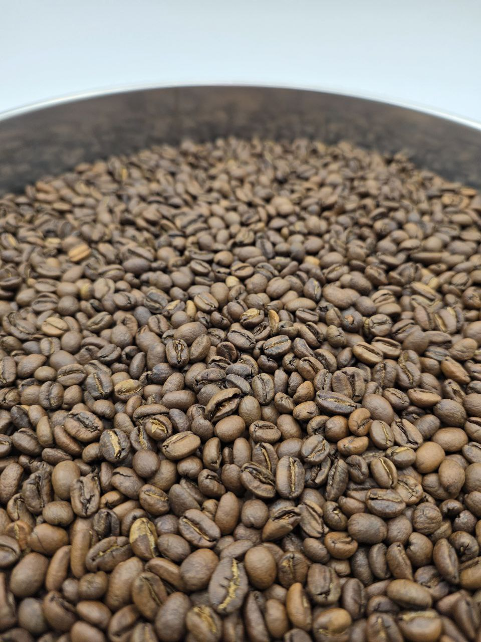 Freshly roasted coffee beans